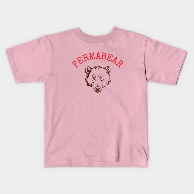 PERMABEAR Kids T-Shirt by investortees